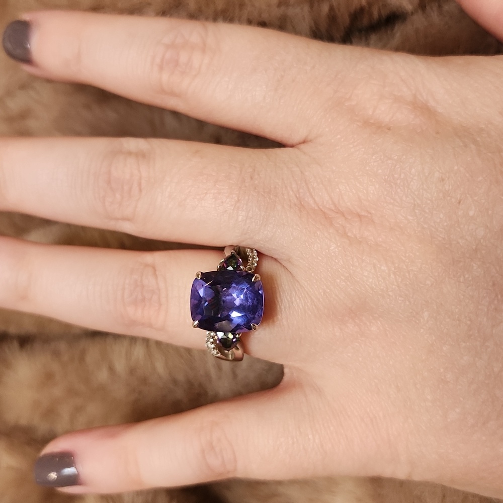 Color Shift Fluorite Ring - image 1